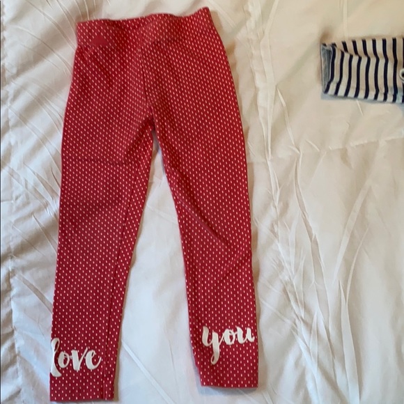 Carter cute stripes and hearts outfit 3t - Picture 5 of 7